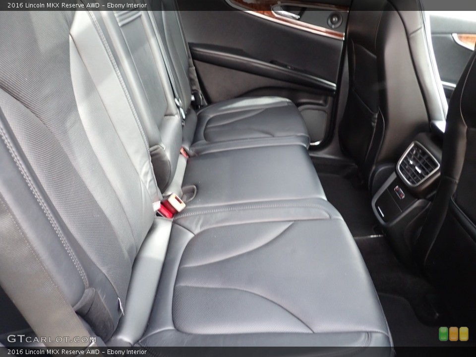 Ebony Interior Rear Seat for the 2016 Lincoln MKX Reserve AWD #143893203