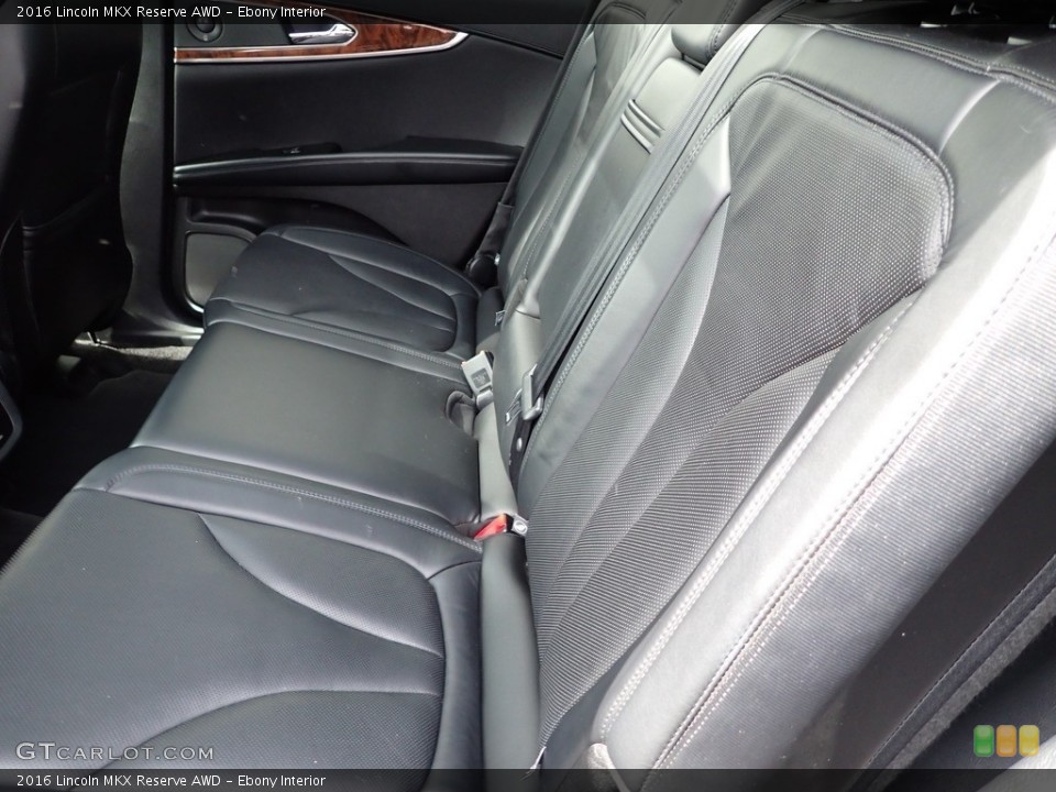 Ebony Interior Rear Seat for the 2016 Lincoln MKX Reserve AWD #143893209