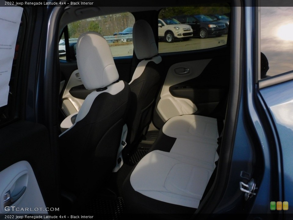Black Interior Rear Seat for the 2022 Jeep Renegade Latitude 4x4 #143893700