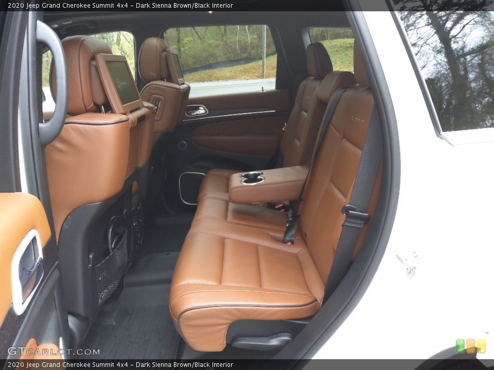 Dark Sienna Brown/Black Interior Rear Seat for the 2020 Jeep Grand Cherokee Summit 4x4 #143898197