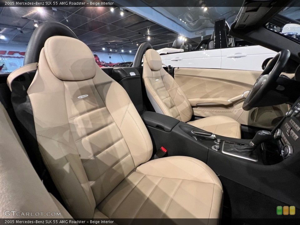 Beige Interior Front Seat for the 2005 Mercedes-Benz SLK 55 AMG Roadster #143901351