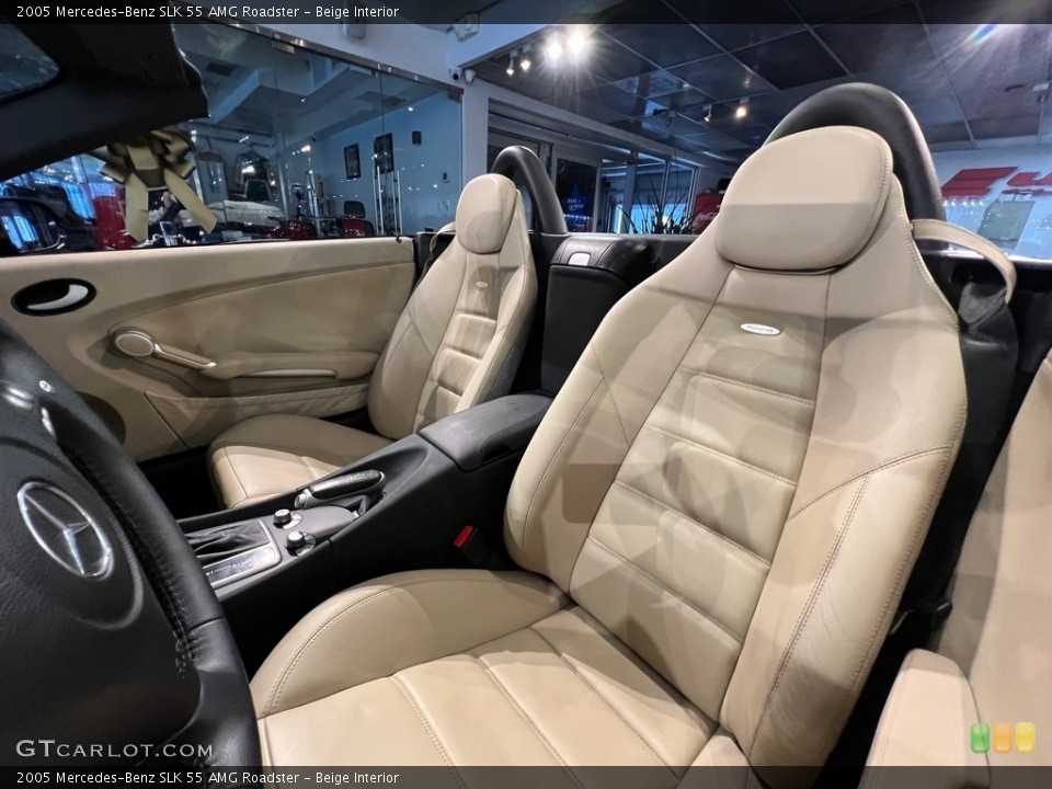 Beige Interior Front Seat for the 2005 Mercedes-Benz SLK 55 AMG Roadster #143901375