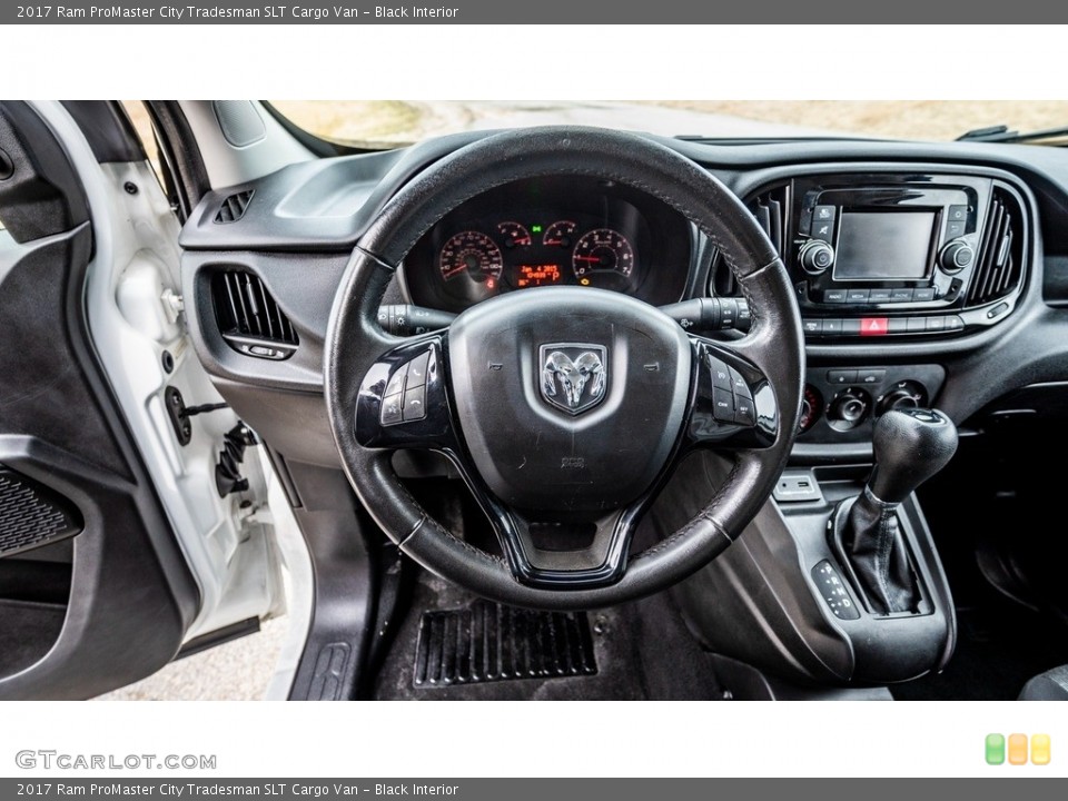 Black Interior Steering Wheel for the 2017 Ram ProMaster City Tradesman SLT Cargo Van #143901720