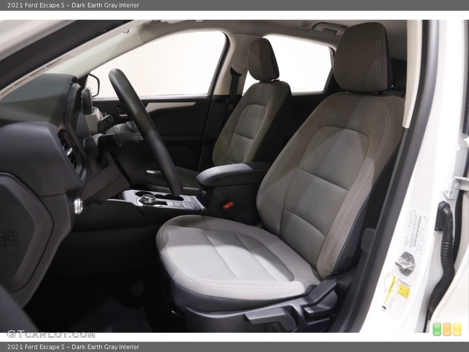 Dark Earth Gray Interior Photo for the 2021 Ford Escape S #143904705