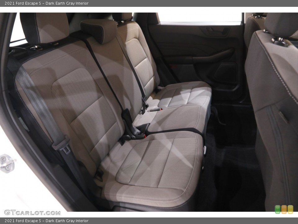 Dark Earth Gray Interior Rear Seat for the 2021 Ford Escape S #143904903