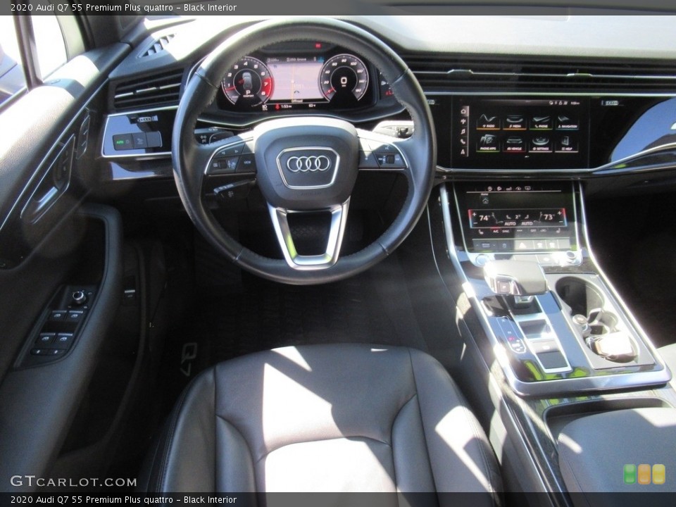 Black Interior Dashboard for the 2020 Audi Q7 55 Premium Plus quattro #143905977