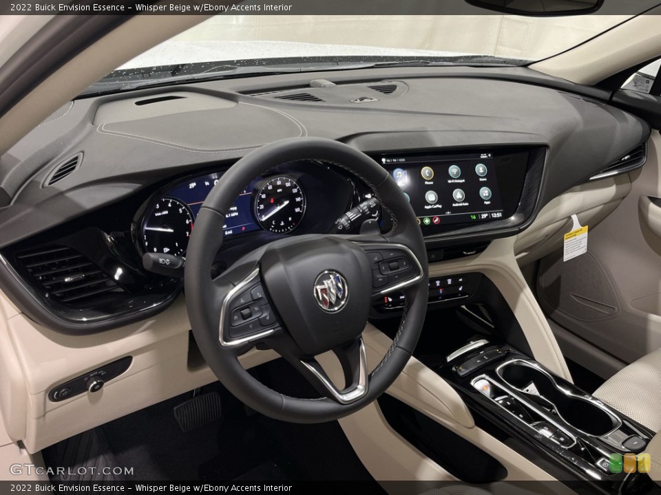 Whisper Beige w/Ebony Accents Interior Dashboard for the 2022 Buick Envision Essence #143906964