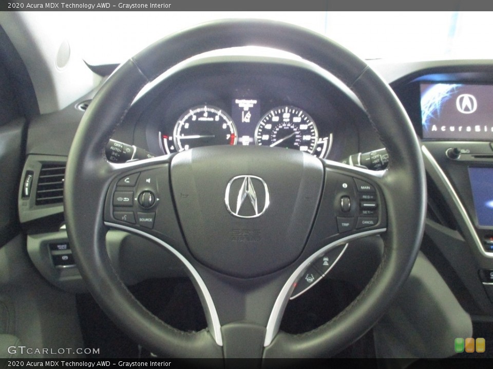 Graystone Interior Steering Wheel for the 2020 Acura MDX Technology AWD #143914211