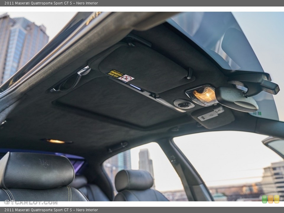Nero Interior Sunroof for the 2011 Maserati Quattroporte Sport GT S #143914881