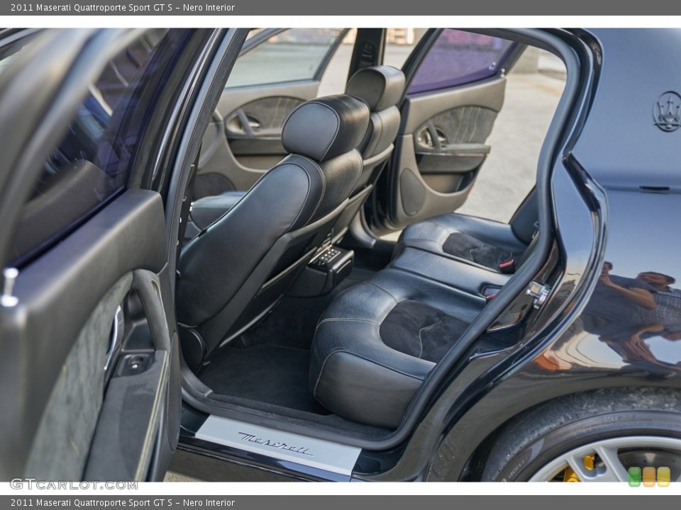 Nero Interior Rear Seat for the 2011 Maserati Quattroporte Sport GT S #143914907
