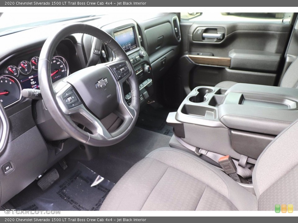 Jet Black Interior Photo for the 2020 Chevrolet Silverado 1500 LT Trail Boss Crew Cab 4x4 #143915375
