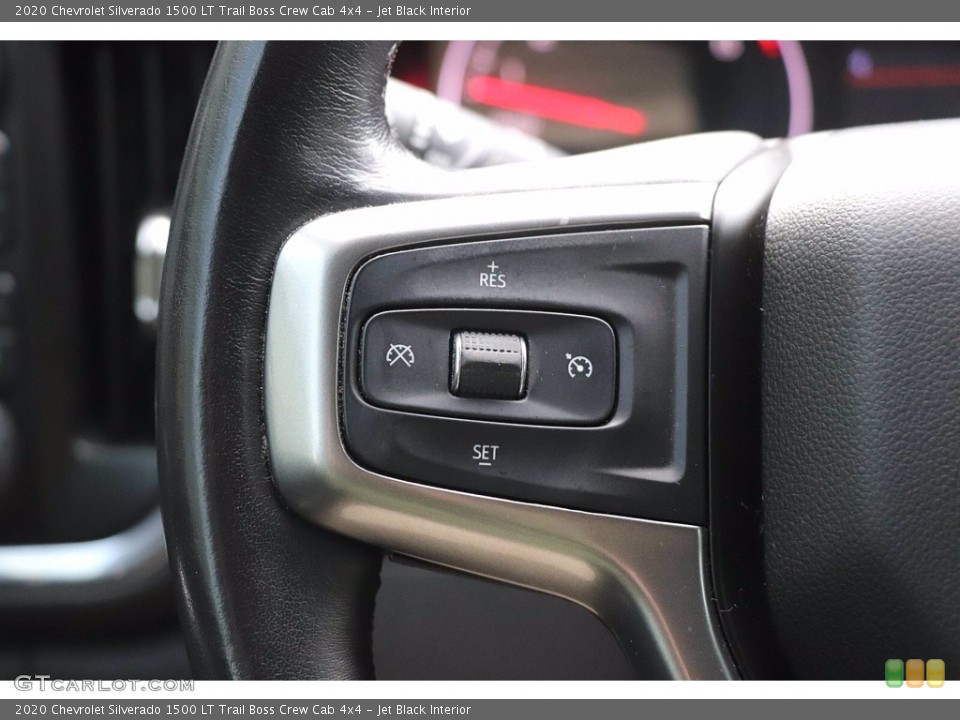 Jet Black Interior Steering Wheel for the 2020 Chevrolet Silverado 1500 LT Trail Boss Crew Cab 4x4 #143915642