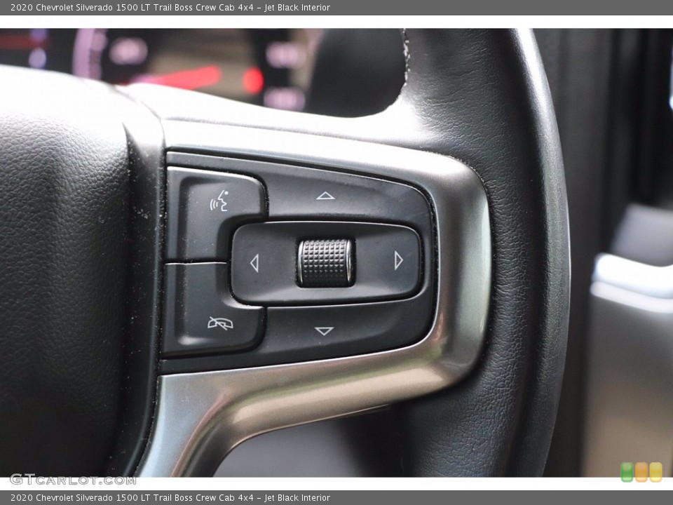 Jet Black Interior Steering Wheel for the 2020 Chevrolet Silverado 1500 LT Trail Boss Crew Cab 4x4 #143915654