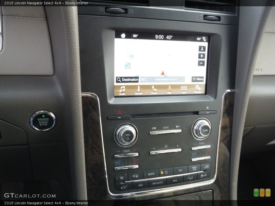 Ebony Interior Controls for the 2016 Lincoln Navigator Select 4x4 #143916839