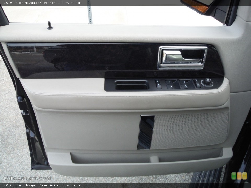 Ebony Interior Door Panel for the 2016 Lincoln Navigator Select 4x4 #143917106