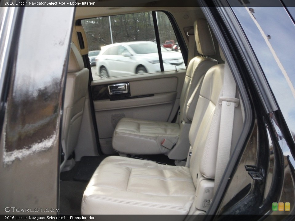 Ebony Interior Rear Seat for the 2016 Lincoln Navigator Select 4x4 #143917148