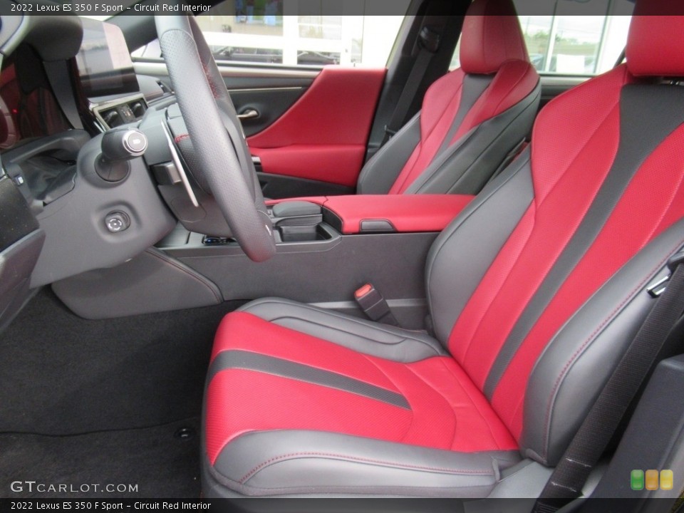 Circuit Red Interior Front Seat for the 2022 Lexus ES 350 F Sport #143920085