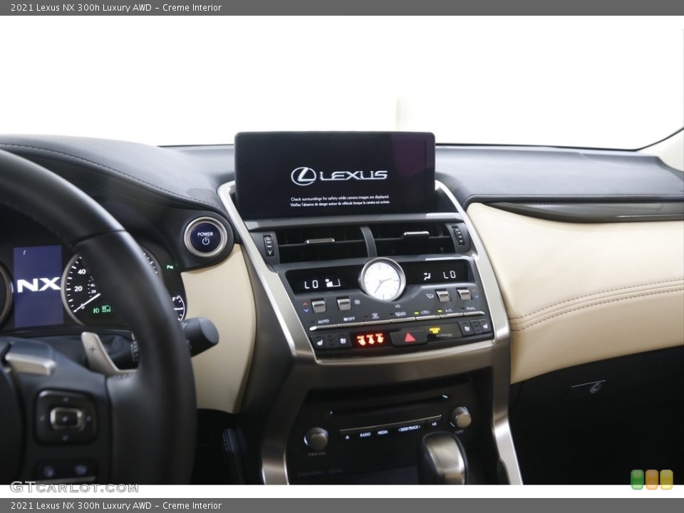 Creme Interior Controls for the 2021 Lexus NX 300h Luxury AWD #143920502