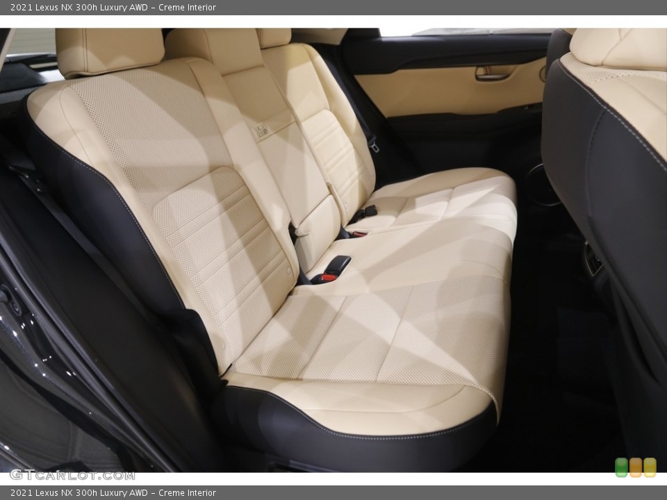 Creme Interior Rear Seat for the 2021 Lexus NX 300h Luxury AWD #143920664