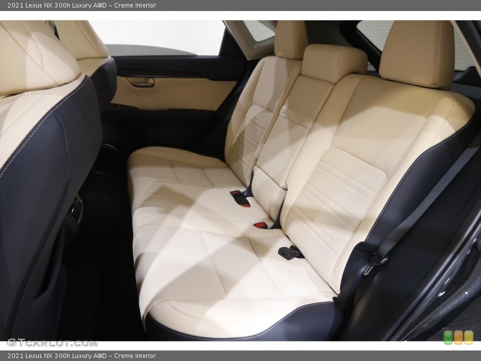 Creme Interior Rear Seat for the 2021 Lexus NX 300h Luxury AWD #143920688