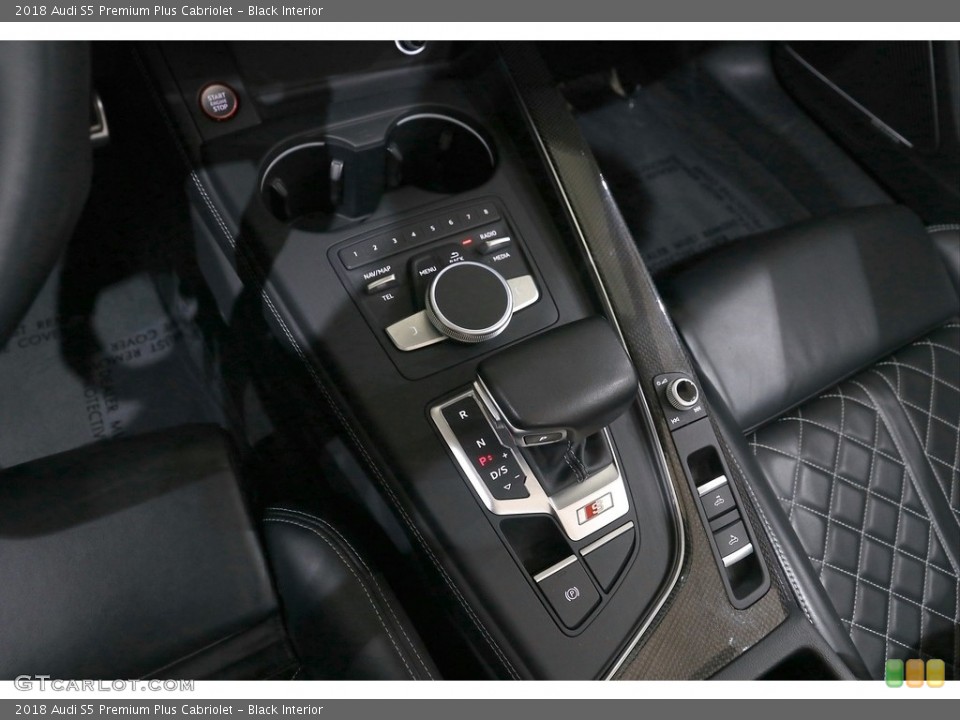 Black Interior Controls for the 2018 Audi S5 Premium Plus Cabriolet #143921978