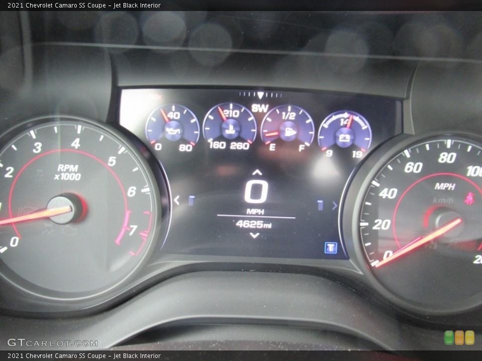 Jet Black Interior Gauges for the 2021 Chevrolet Camaro SS Coupe #143922200