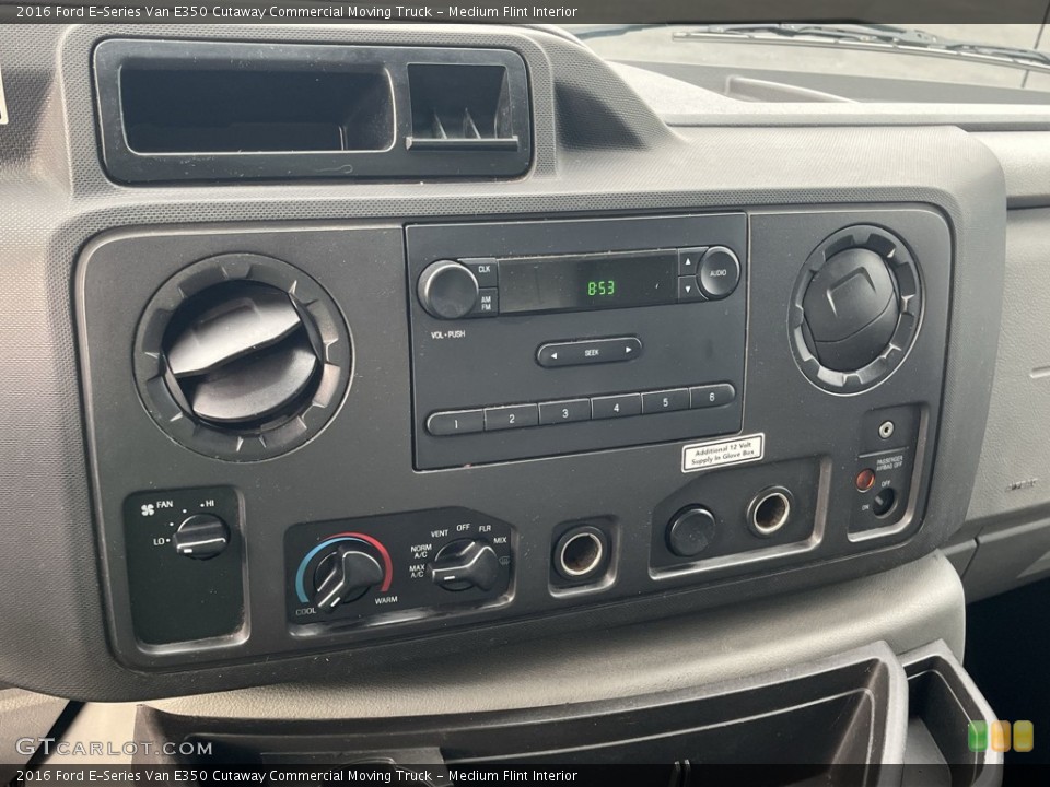 Medium Flint Interior Controls for the 2016 Ford E-Series Van E350 Cutaway Commercial Moving Truck #143923472