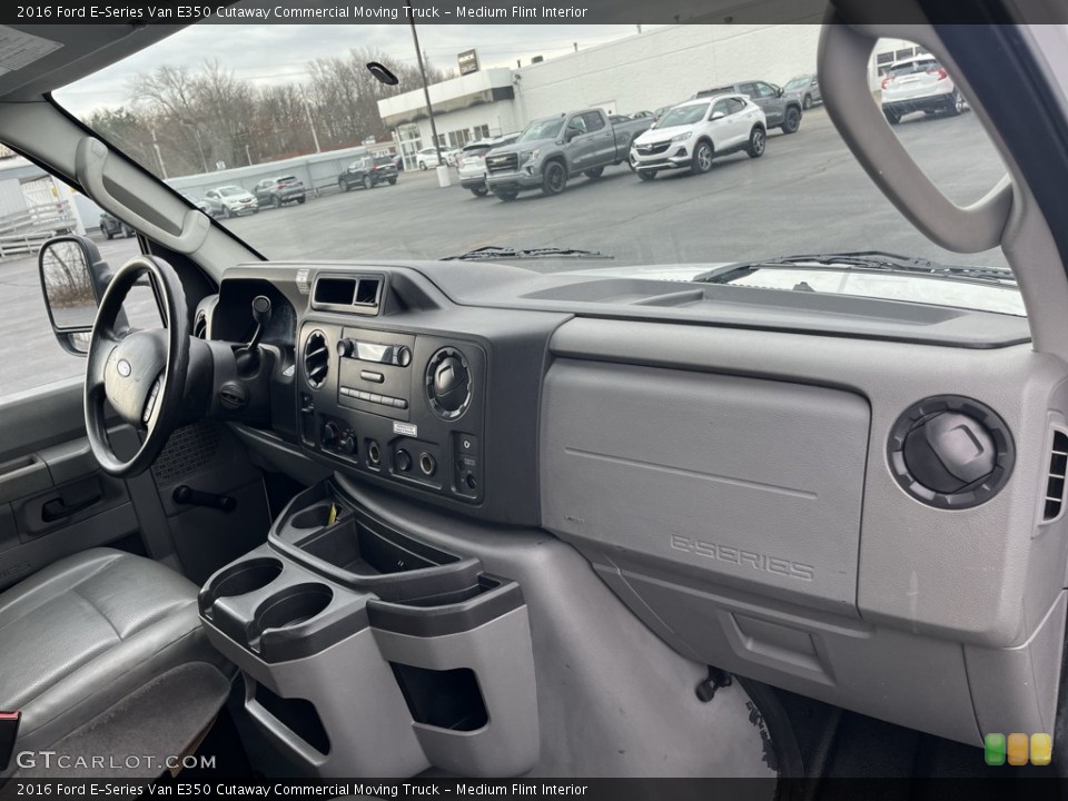 Medium Flint Interior Dashboard for the 2016 Ford E-Series Van E350 Cutaway Commercial Moving Truck #143923625