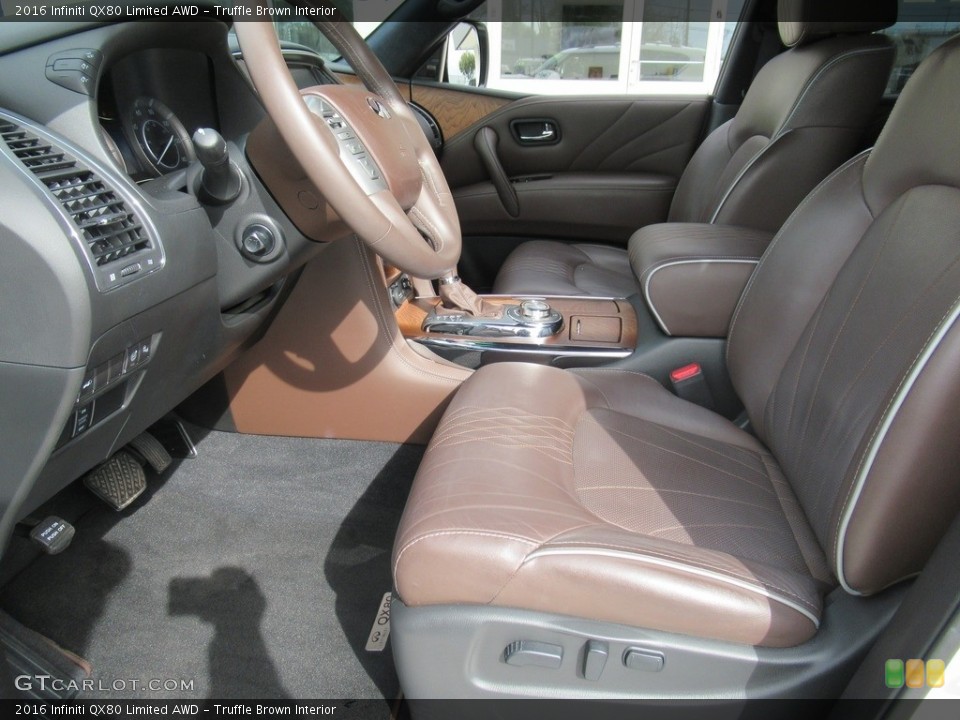 Truffle Brown Interior Photo for the 2016 Infiniti QX80 Limited AWD #143924102