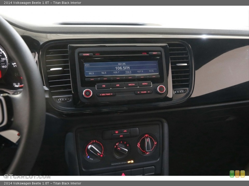 Titan Black Interior Controls for the 2014 Volkswagen Beetle 1.8T #143924420