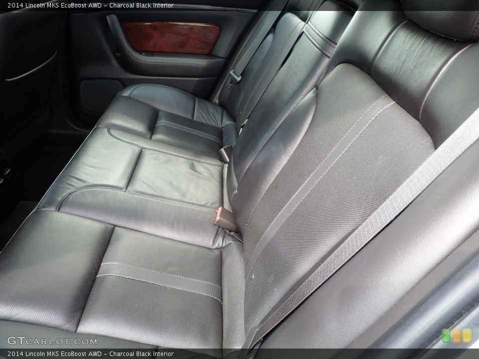 Charcoal Black Interior Rear Seat for the 2014 Lincoln MKS EcoBoost AWD #143926999