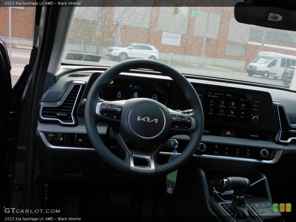 Black Interior Dashboard for the 2023 Kia Sportage LX AWD #143927056
