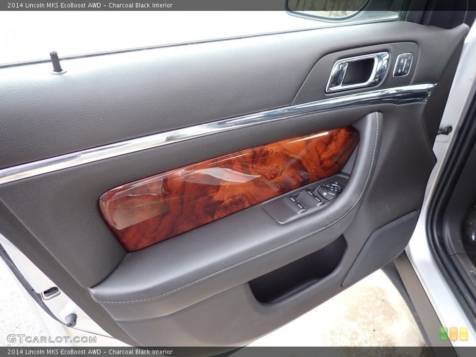 Charcoal Black Interior Door Panel for the 2014 Lincoln MKS EcoBoost AWD #143927086