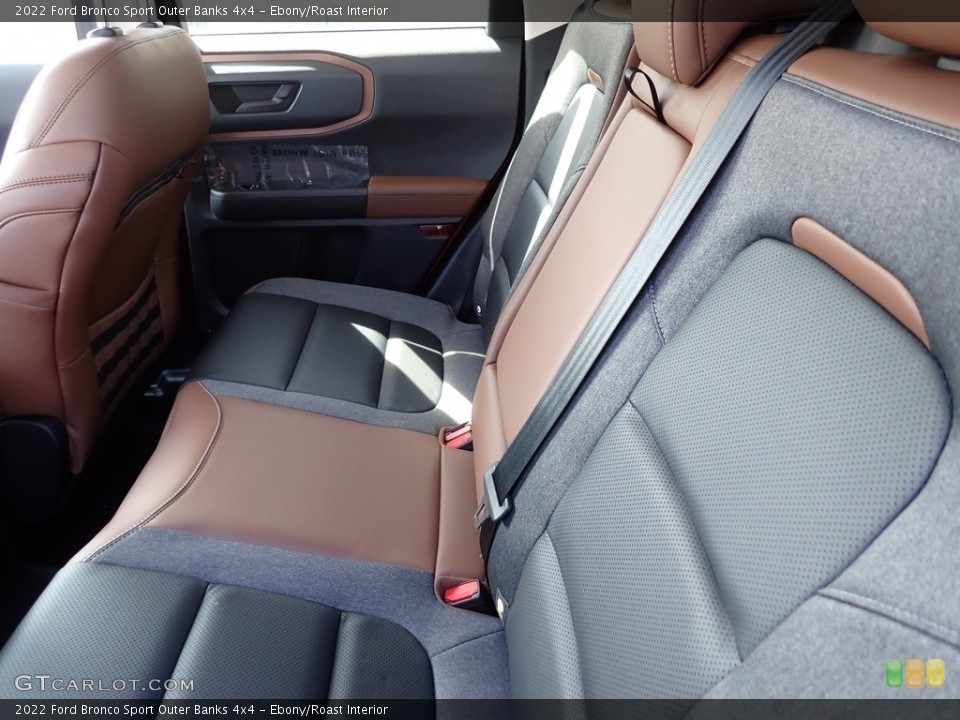 Ebony/Roast Interior Rear Seat for the 2022 Ford Bronco Sport Outer Banks 4x4 #143931151