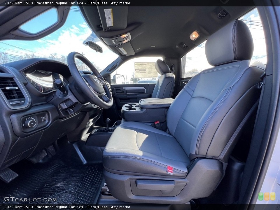 Black/Diesel Gray Interior Photo for the 2022 Ram 3500 Tradesman Regular Cab 4x4 #143933308