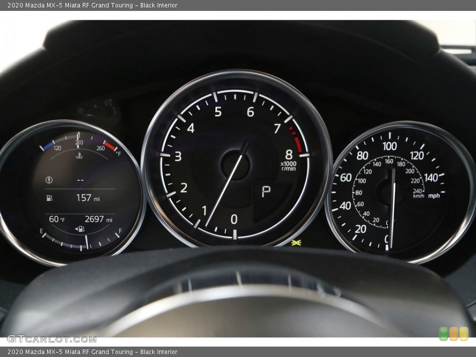 Black Interior Gauges for the 2020 Mazda MX-5 Miata RF Grand Touring #143935658