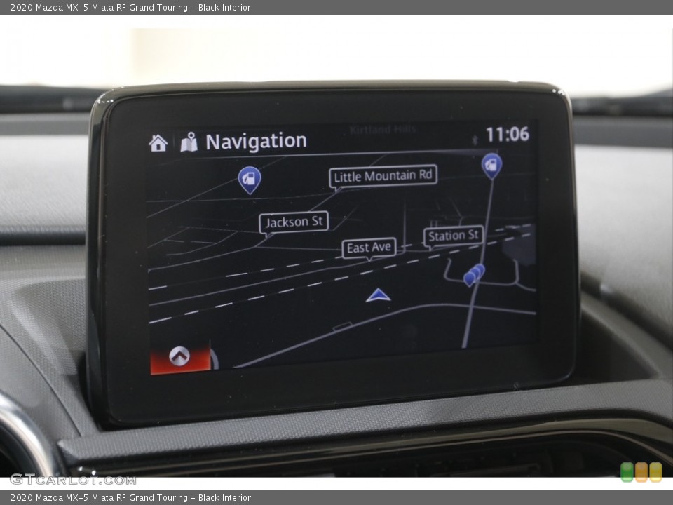 Black Interior Navigation for the 2020 Mazda MX-5 Miata RF Grand Touring #143935733