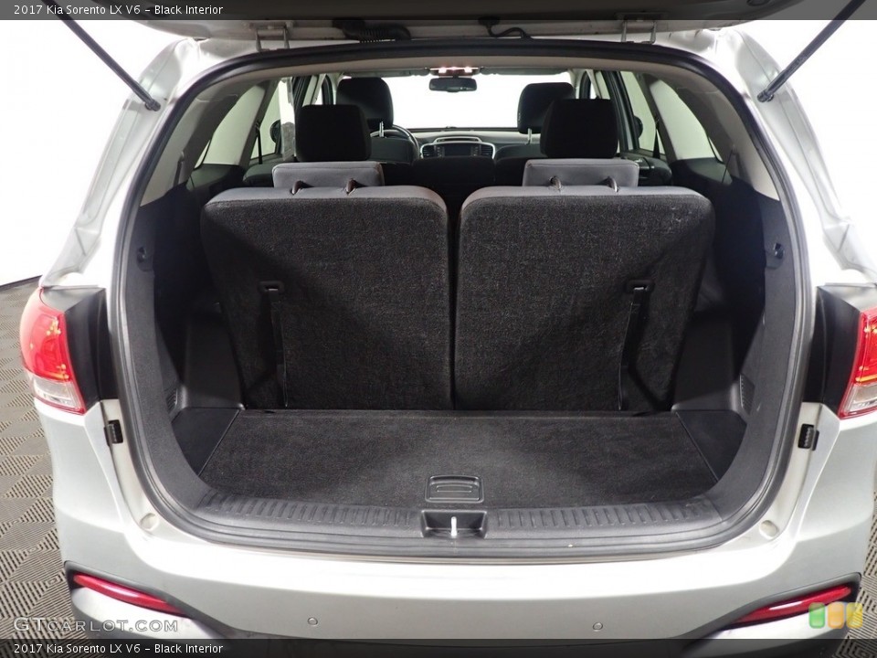 Black Interior Trunk for the 2017 Kia Sorento LX V6 #143937103