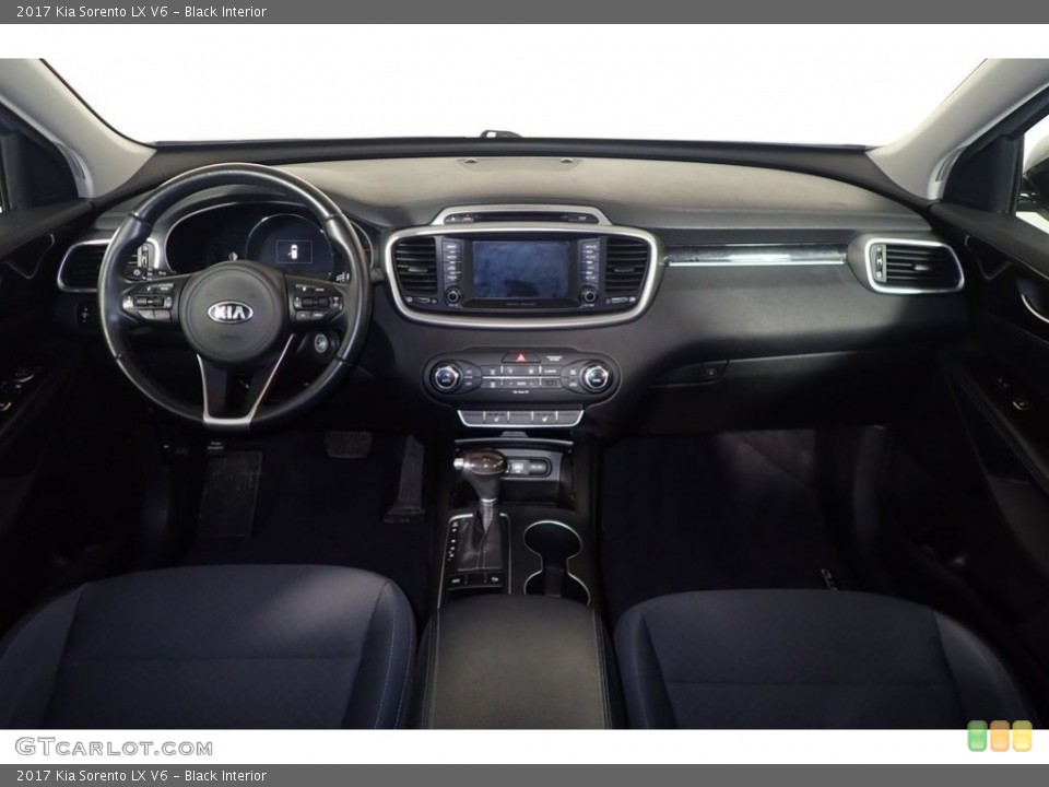 Black Interior Dashboard for the 2017 Kia Sorento LX V6 #143937264