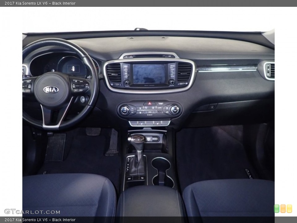 Black Interior Dashboard for the 2017 Kia Sorento LX V6 #143937285