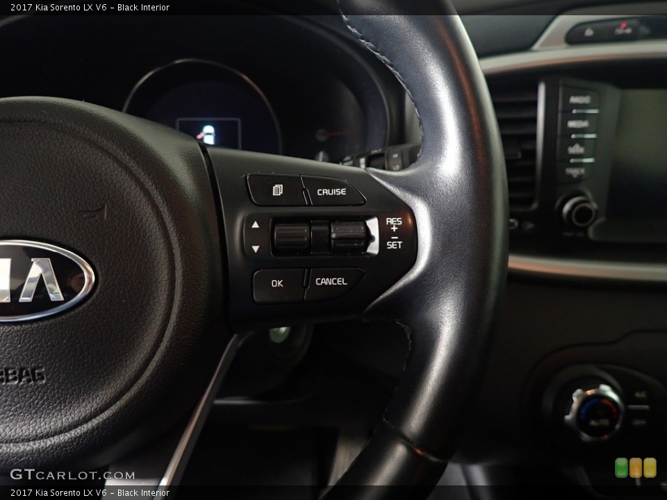 Black Interior Steering Wheel for the 2017 Kia Sorento LX V6 #143937381