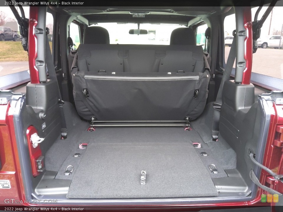 Black Interior Trunk for the 2022 Jeep Wrangler Willys 4x4 #143938080