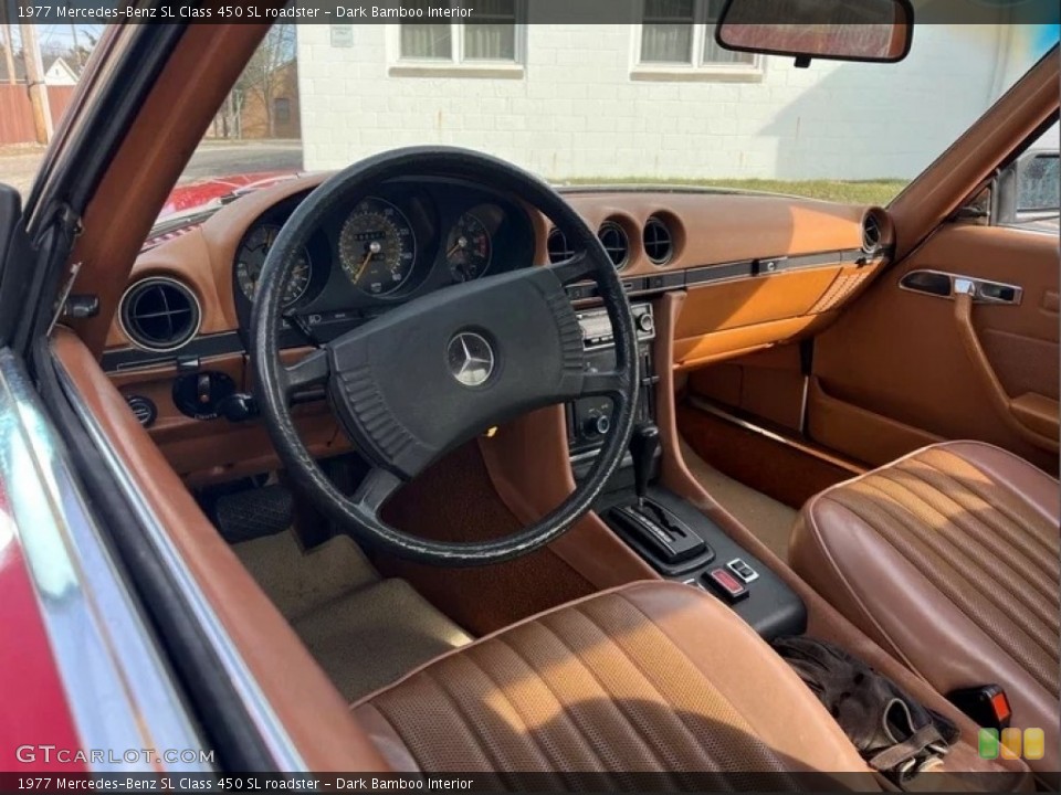 Dark Bamboo Interior Photo for the 1977 Mercedes-Benz SL Class 450 SL roadster #143939436