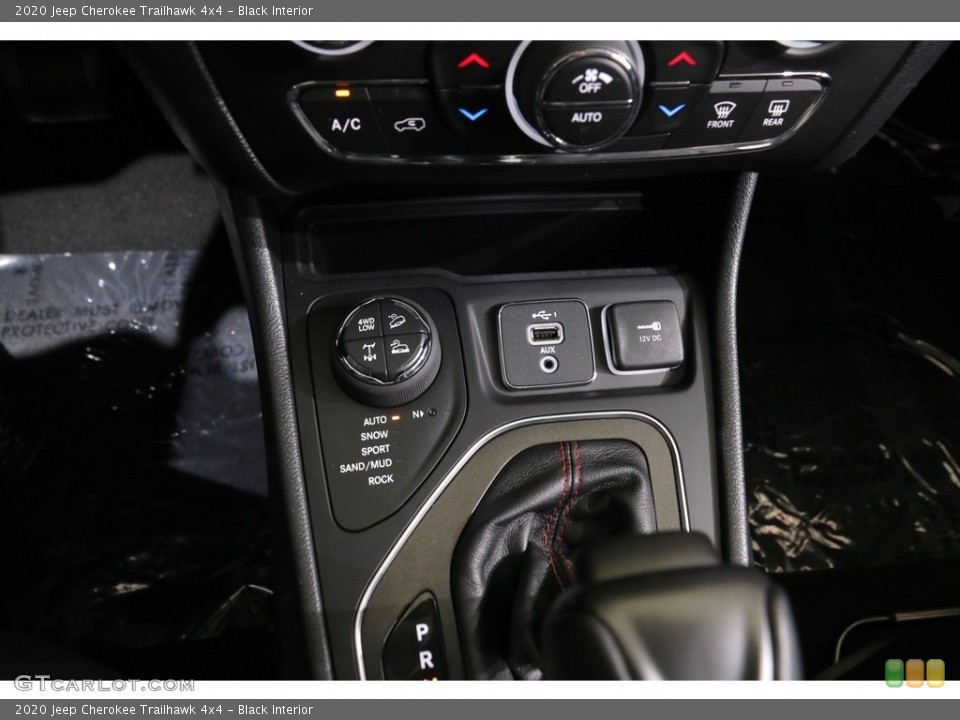 Black Interior Controls for the 2020 Jeep Cherokee Trailhawk 4x4 #143940255