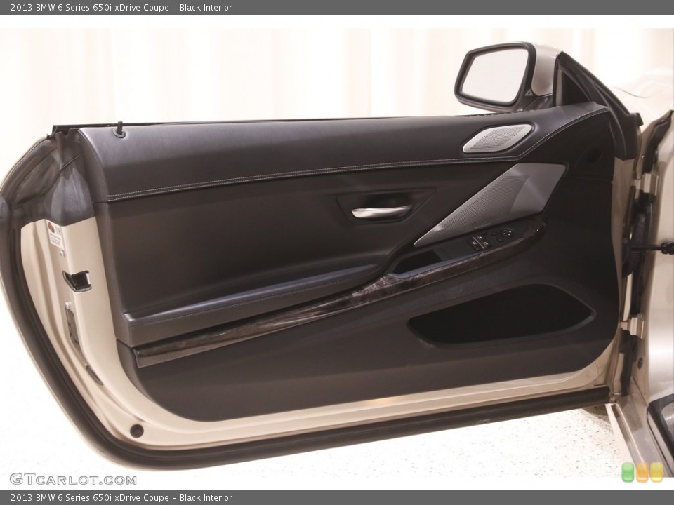 Black Interior Door Panel for the 2013 BMW 6 Series 650i xDrive Coupe #143940348