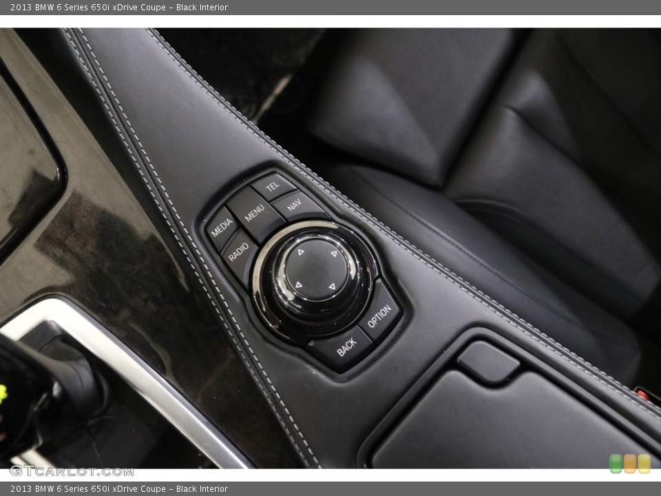 Black Interior Controls for the 2013 BMW 6 Series 650i xDrive Coupe #143940384