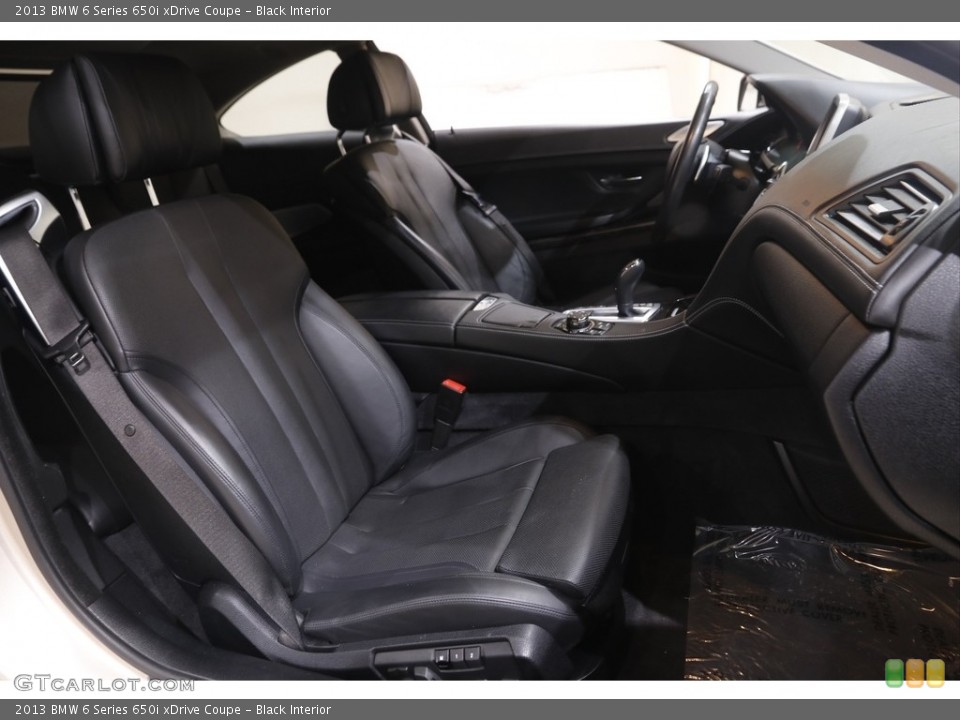 Black Interior Front Seat for the 2013 BMW 6 Series 650i xDrive Coupe #143940387