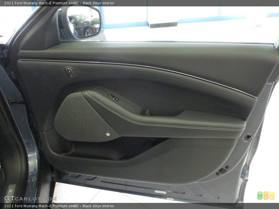 Black Onyx Interior Door Panel for the 2021 Ford Mustang Mach-E Premium eAWD #143940821