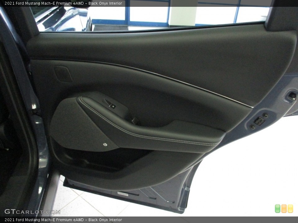 Black Onyx Interior Door Panel for the 2021 Ford Mustang Mach-E Premium eAWD #143940911