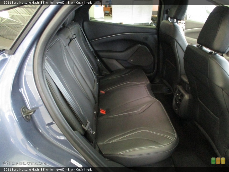 Black Onyx Interior Rear Seat for the 2021 Ford Mustang Mach-E Premium eAWD #143940942